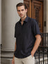 RADEN SHORT SLEEVE SHIRT (MIDNIGHT BLUE)